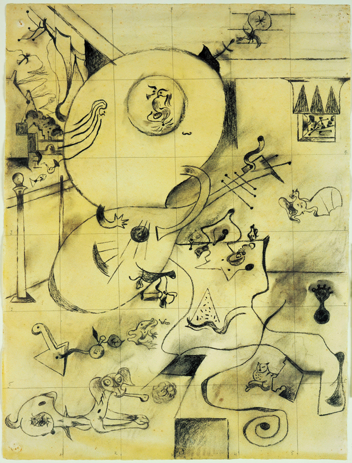  胡安·米罗 Joan Miró ——荷兰室内景一号